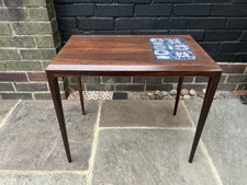 Johannes Andersen Compact Side Table Mid Century Tiles 60s Danish Design