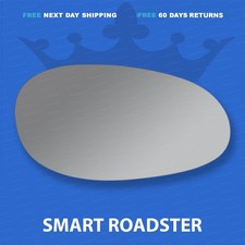 Smart Roadster wing door mirror glass 2003-2006 Right Driver side Spherical