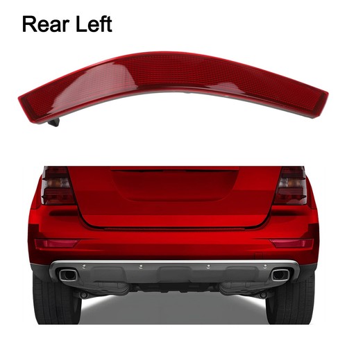 Rear left bumper reflector - left,