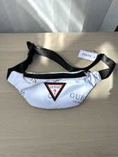 Guess White Black Bum bag Belt bag waist pack fashion Designer Summer Unisex