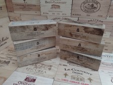 Wooden Wine Box Crate with lid