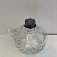 Vintage FINGER OIL LAMP Clear