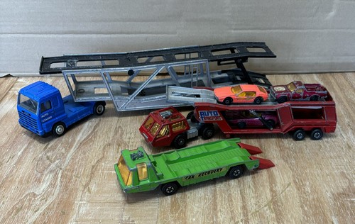 Esso car transporter matchbox - esso,