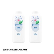 2x Johnson's Baby Powder 400g
