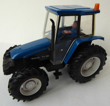 Britains Toys New Holland TL80 Diecast Farm Tractor Toy 1980s Original Model!!!
