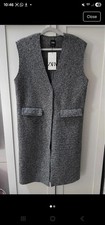 Zara Long Waistcoat Size Uk S