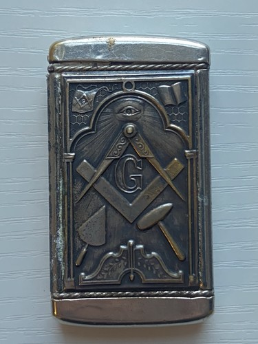 Vintage double sided masonic - double,