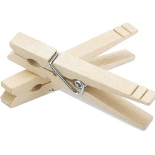 Wood Natural Clothespins