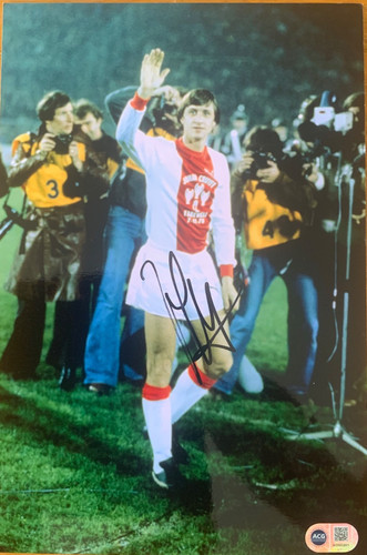 Johan cruyff ajax signed 12x8 - ,