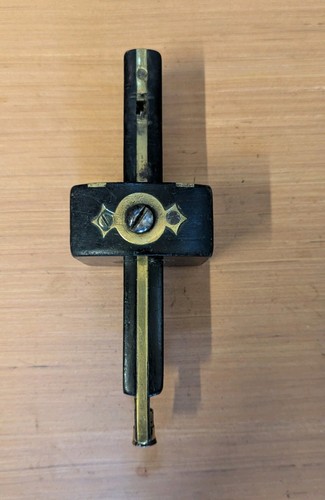 Antique ebony and - antique, brass