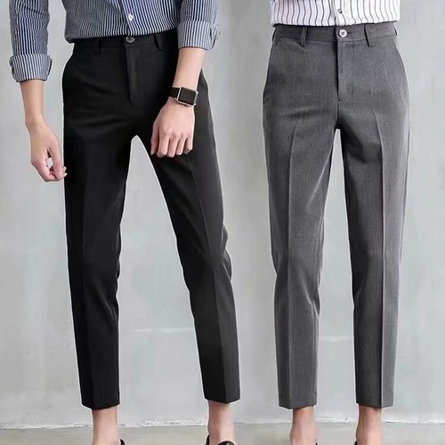 Slim fit cropped suit - suit, pants