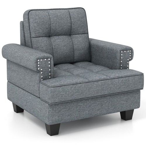 Modern accent armchair - armchair, tufted