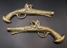 Pair of Vintage Solid Brass 9"
