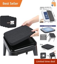 Comfortable Black Linen Chair