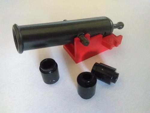 Lego cannon with - with, ammo