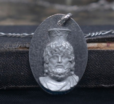 Serapis Silver Pendant, Osiris