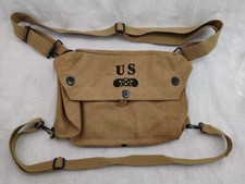 US ARMY canvas GAS MASK BAG