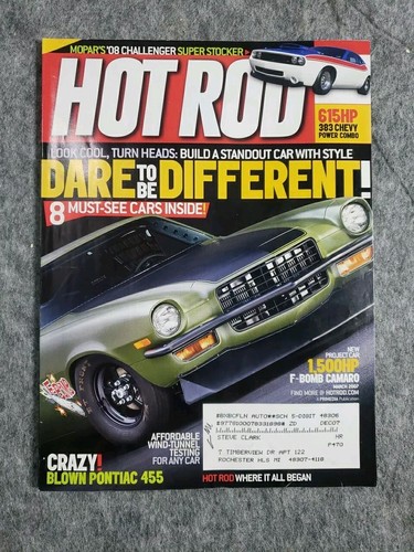 Hot rod magaine - hot, march