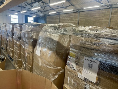 3pl homeware return pallets - gm,
