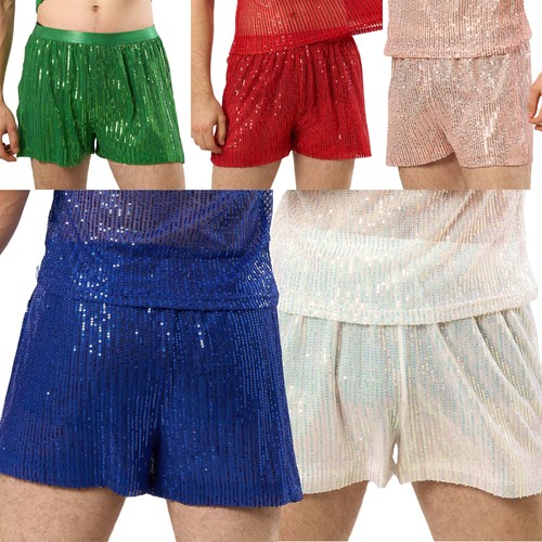 Sparkly sequin short pants - sparkly,