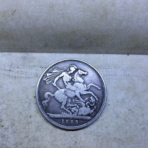 1889 one crown - crown, queen