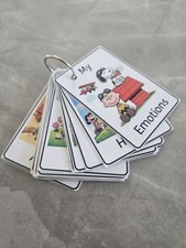Emotions flash cards, autism