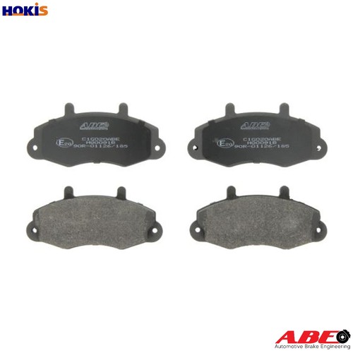 Brake pad set - pad,