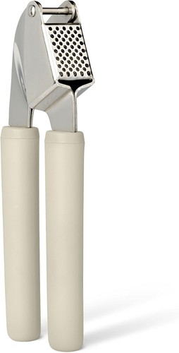 Stainless steel garlic press - steel,