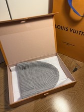 Louis Vuitton Grey Beanie Hat