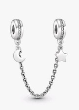 Pandora Moon and Star Silver