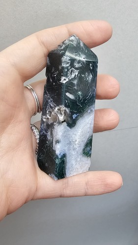 Moss agate tower - moss,