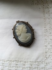 vintage Hollywood blue cameo