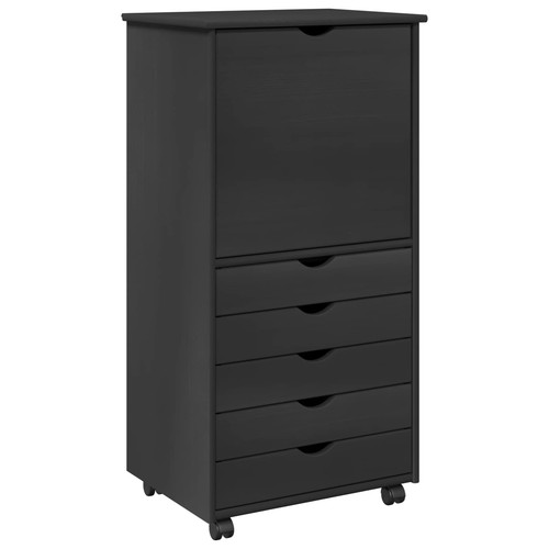 Rolling cabinet with wheel - with,