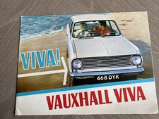 Vauxhall Viva HA 1963-64 UK Market Foldout Sales Brochure Standard De Luxe