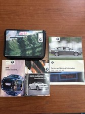 2004 BMW 3 Series 330i ZHP e46 Owners Manual Set with Case