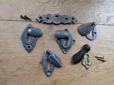 KEY HOLE COVERS ESCUTCHEON VINTAGE RETRO VICTORIAN STYLE KEYHOLE OPEN COVERED