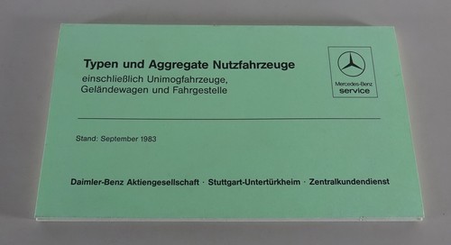 Typenverzeichnis mercedes nfz - typenverzeichnis,