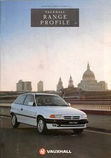 Vauxhall range 1993 uk - vauxhall,