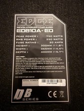 Edge 12in Active 750w MAX
