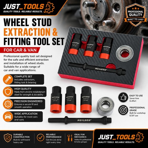 Wheel stud removal extraction - wheel,