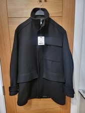 New Zara Wool Blend Parka Coat