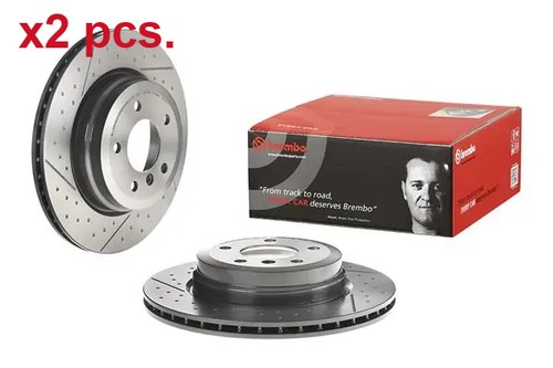 Pcs rear brake disc - x2,