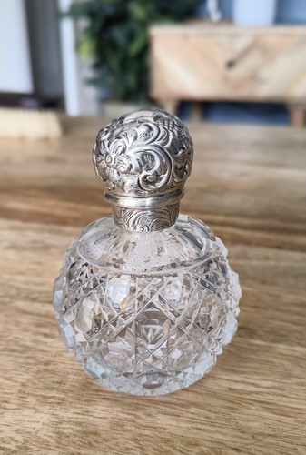 Victorian cut glass globe - victorian,