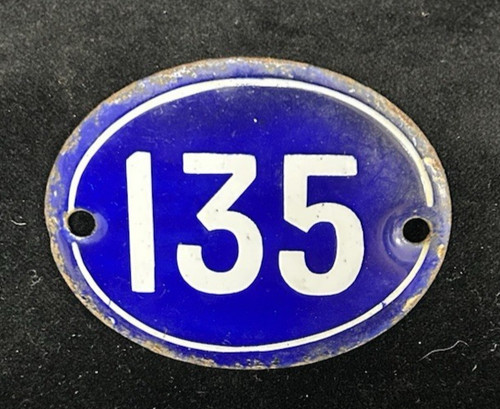 Vintage french enamel house - enamel,