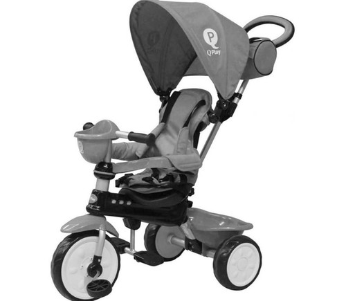 Qplay grey trike - qplay, tricycle