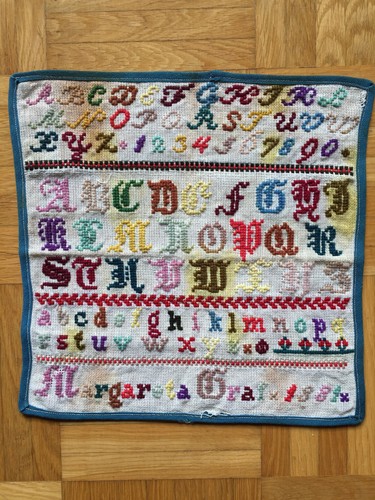 Antique german needlework - antique,