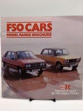 FSO Cars Model Range Brochure