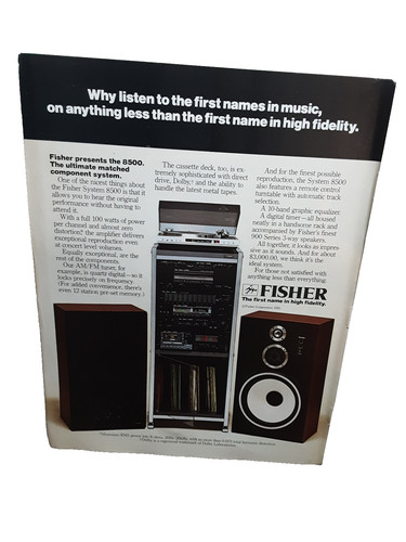 1982 fisher stereo 8500 - fisher,