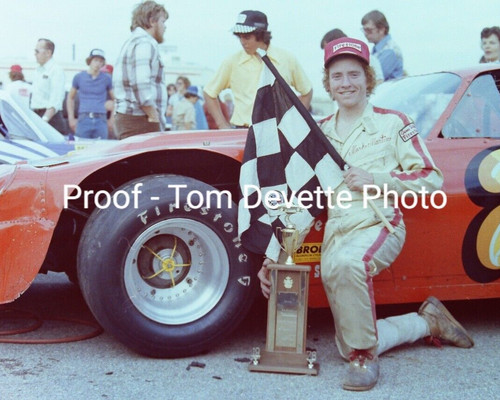 Vtg racing photo - vtg, 8x10
