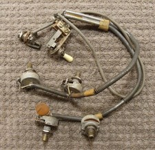 1966 FENDER CORONADO II GUITAR/BASS COMPLETE HARNESS 250K POTS JACK & P/U SWITCH